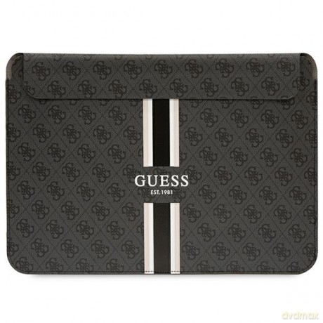 Guess torba na laptop GUCS14P4RPSK czarna Sleeve 4G Stripes