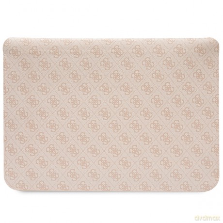 Guess torba na laptop GUCS14P4RPSP różowa Sleeve 4G Stripes