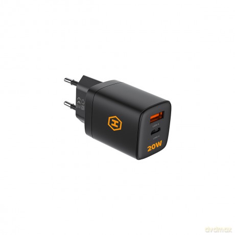 Hammer ładowarka sieciowa RapidCharger Duo USB-A - USB-C PD 20W