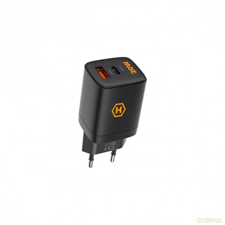 Hammer ładowarka sieciowa RapidCharger Duo USB-A - USB-C PD 20W