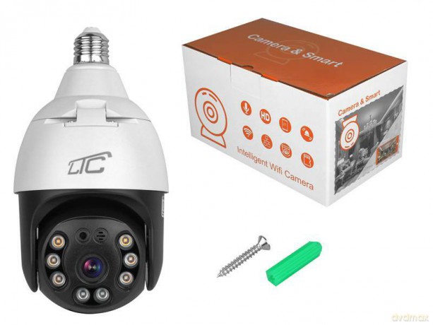 Kamera obrotowa żar.gn.E27 IP65 PTZ WiFi IP 5Mpix 230V (SMART) LTC VISION