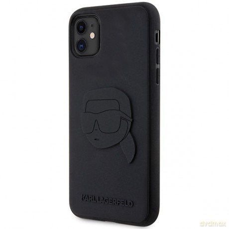 Karl Lagerfeld nakładka do iPhone 11 KLHCN613DRKNK czarna 3D Rubber Case Karl Head