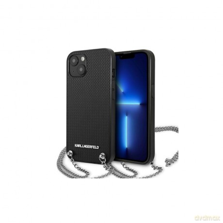 Karl Lagerfeld nakładka do iPhone 13 KLHCP13MPMK czarna hard case Chain Logo