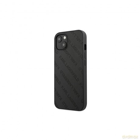 Karl Lagerfeld nakładka do iPhone 13 KLHCP13MPTLK czarna hard case Allover Logo