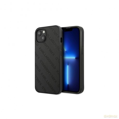Karl Lagerfeld nakładka do iPhone 13 KLHCP13MPTLK czarna hard case Allover Logo