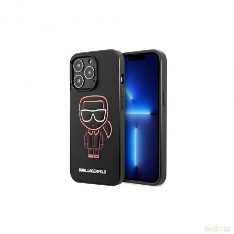 Karl Lagerfeld nakładka do iPhone 13 Pro Max KLHCP13XTUOK czarna hard case Iconic Logo