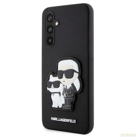 Karl Lagerfeld nakładka do Samsung Galaxy A34 KLHCA34SANKCPK czarna hardcase Saffiano Karl&Choupette
