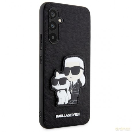 Karl Lagerfeld nakładka do Samsung Galaxy A34 KLHCA34SANKCPK czarna hardcase Saffiano Karl&Choupette