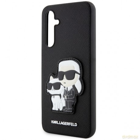 Karl Lagerfeld nakładka do Samsung Galaxy A34 KLHCA34SANKCPK czarna hardcase Saffiano Karl&Choupette