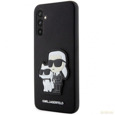 Karl Lagerfeld nakładka do Samsung Galaxy A54 KLHCA54SANKCPK czarna hardcase Saffiano Karl&Choupette