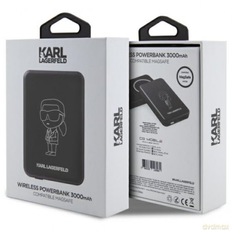 Karl Lagerfeld powerbank 3K IK Outline NFT czarny