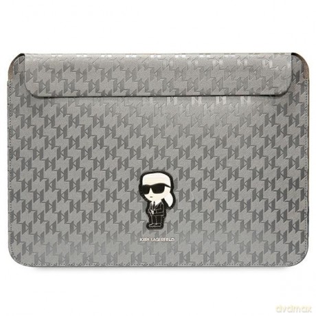 Karl Lagerfeld wsuwka KLCS14SAKHPKG 14 srebrna Sleeve Mono Saffiano Ikonik"