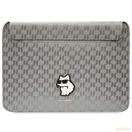 Karl Lagerfeld wsuwka KLCS16SAKHPCK 14 srebrna Sleeve Mono Saffiano Choupette"