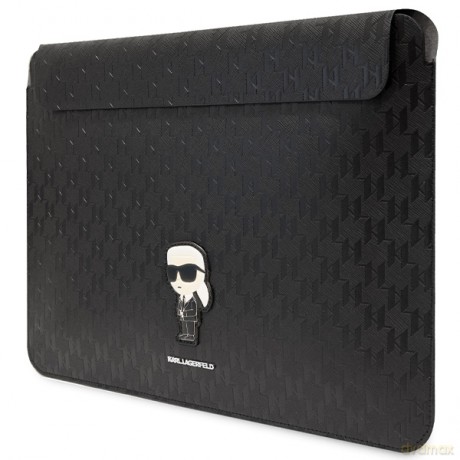 Karl Lagerfeld wsuwka KLCS16SAKHPKK 16 czarna Sleeve Mono Saffiano Ikonik"