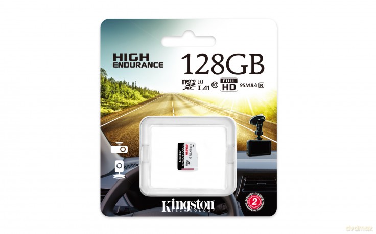Kingston karta pamięci 128GB microSDXC Endurance kl. 10 UHS-I 95 MB/s