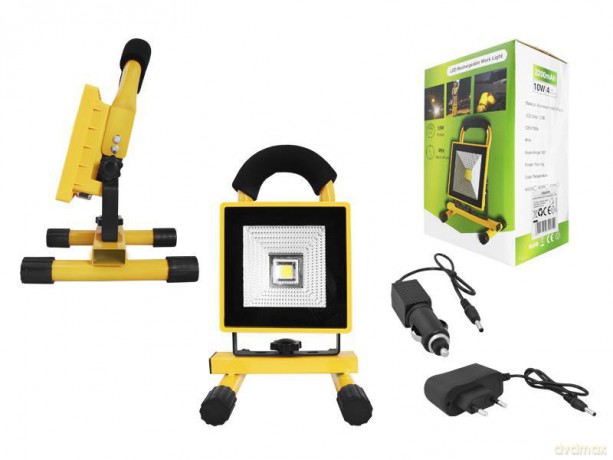 Lampa robocza LED z akumulatorem 10W |6000K|