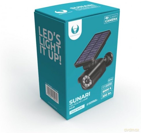 Lampa solarna LED SUNARI FLS-25 SMD PIR z atrapą kamery 4W 300lm 6000K 1500mAh Li-Ion Forever Light