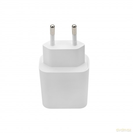 Maxlife ładowarka sieciowa PD QC MXTC-06 1x USB-C 1x USB 20W biała