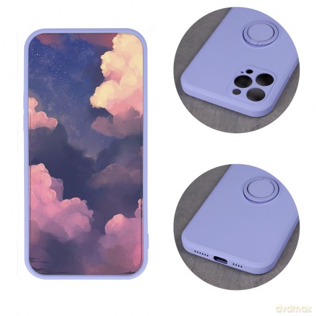 Nakładka Finger Grip do Xiaomi Redmi Note 12 4G fioletowa