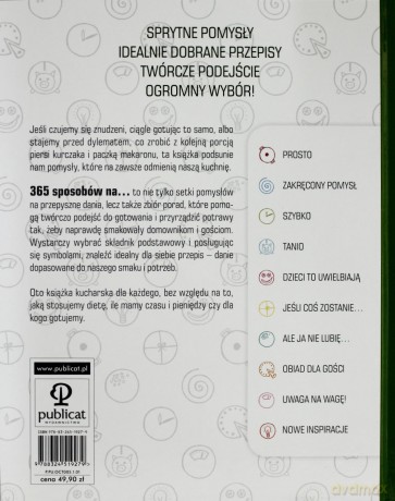 Książka kucharska. 365 sposobów na.... [KSIĄŻKA]