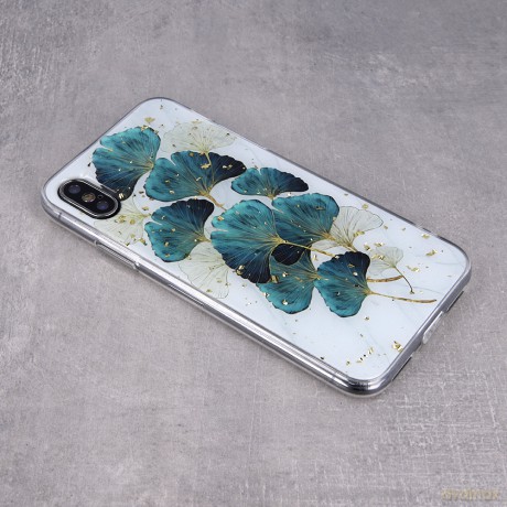 Nakładka Gold Glam do Samsung Galaxy A51 listki