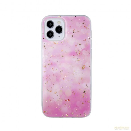 Nakładka Gold Glam do Samsung Galaxy A71 Pink