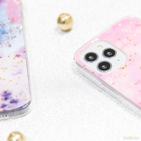Nakładka Gold Glam do Samsung Galaxy A71 Pink