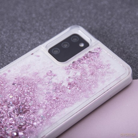 Nakładka Liquid Sparkle TPU do Samsung Galaxy S23 fioletowa