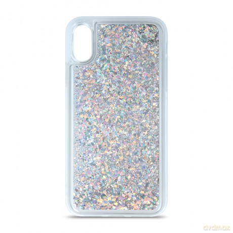 Nakładka Liquid Sparkle TPU do Samsung Galaxy S23 Plus srebrna