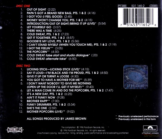 James Brown: Foundation Of Funk-A Brand New Bag 64-6 [2CD]