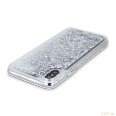 Nakładka Liquid Sparkle TPU do Xiaomi Redmi Note 12 Pro Plus srebrna