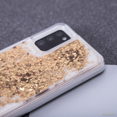 Nakładka Liquid Sparkle TPU do Xiaomi Redmi Note 12 Pro Plus złota