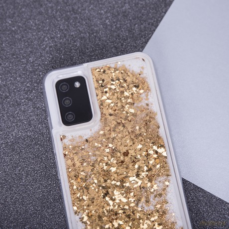 Nakładka Liquid Sparkle TPU do Xiaomi Redmi Note 12 Pro Plus złota