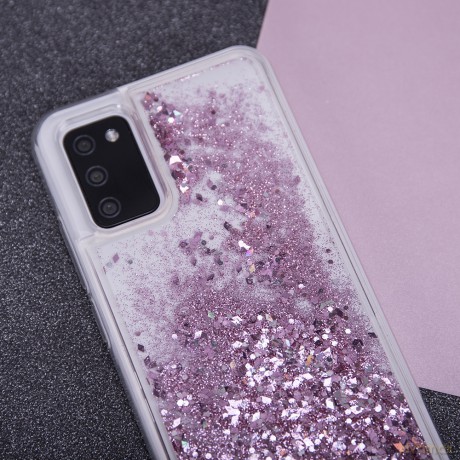 Nakładka Liquid Sparkle TPU do Xiaomi Redmi Note 9 fioletowa
