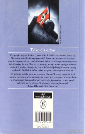 Tylko dla orłów - MacLean, Alistair [KSIĄŻKA]