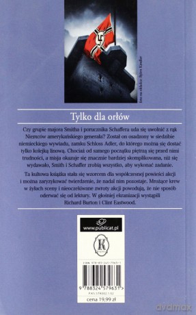 Tylko dla orłów - MacLean, Alistair [KSIĄŻKA]