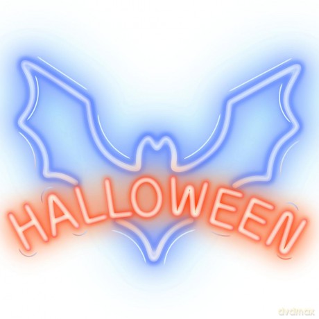 Neon PLEXI LED HALLOWEEN niebieski czerwony NNE17 Neolia