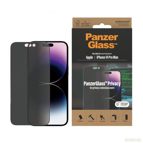 PanzerGlass szkło hartowane Ultra-Wide Fit Privacy do iPhone 14 Pro Max