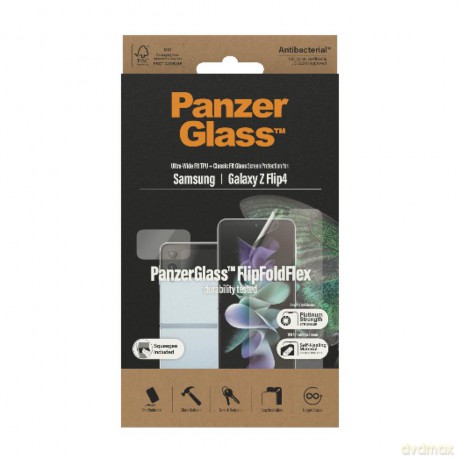 PanzerGlass szkło hartowane Ultra-Wide Fit Zestaw do Samsung Galaxy Z Flip 4