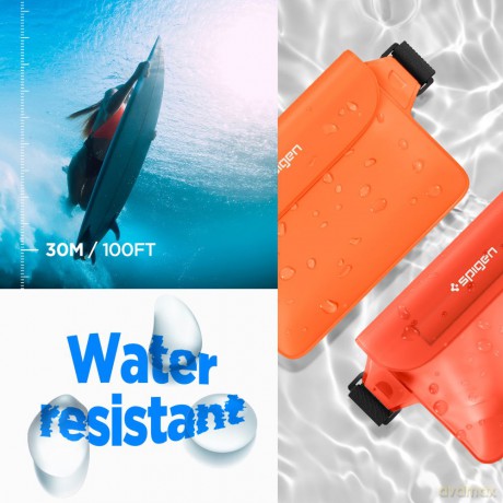 Spigen saszetka wodoodporna A620 Universal Waterproof Waist Bag 2-Pack sunset orange