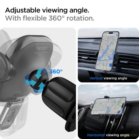 Spigen uchwyt samochodowy UTS12 Onetap Universal Vent Car Mount black