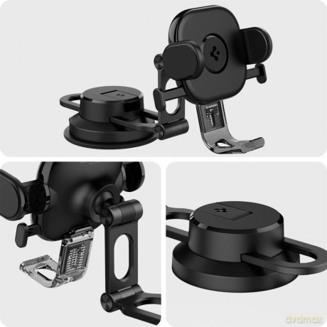 Spigen uchwyt samochodowy UTS35 Onetap Universal Vent Car Mount black