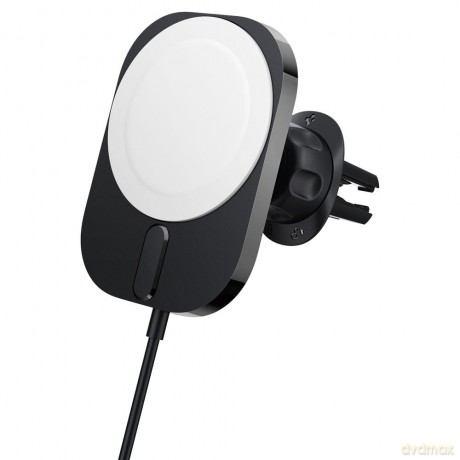 Spigen uchwyt samochodowy z ładowarką ITM12W Onetap Pro 3 Magnetic Magsafe Vent Car Mount Wireless Charger black