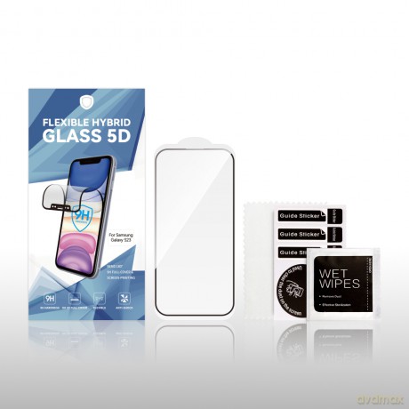 Szkło hybrydowe Flexible 5D z ramką do iPhone 12