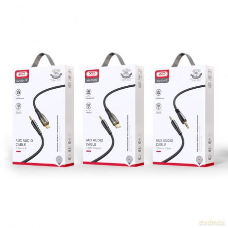 XO Clear kabel audio NB-R241C jack 3,5mm - jack 3,5mm 1,0 m czarny