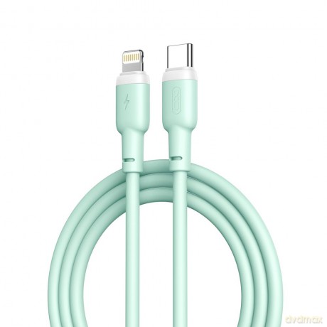 XO kabel NB208A PD USB-C - Lightning 1,0m 20W zielony