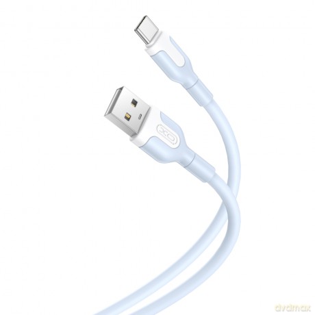 XO kabel NB212 USB - USB-C 1,0 m 2,1A niebieski