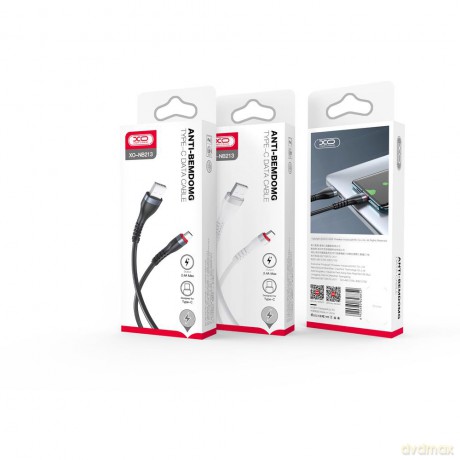 XO kabel NB213 USB - USB-C 1,0 m 2,4A biały