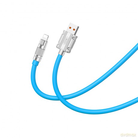 XO kabel NB227 USB - Lightning 1,2 m 6A niebieski