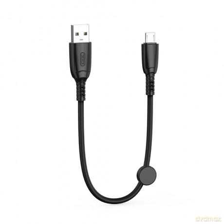 XO kabel NB247 USB - microUSB 0,25 m 6A czarny